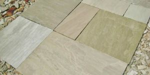 Raj Green Sandstone Pavings