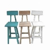 Wooden Rubber Bar Stool