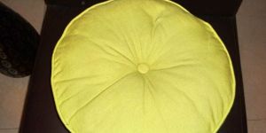 Cotton Duck Round Box Cushion