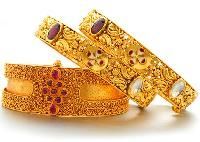 Fancy Gold Bangles