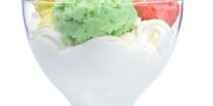 Crystal Ice Cream Glasses