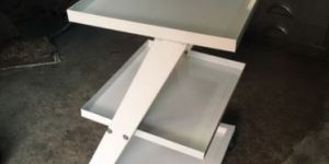 Equipment Trolley 3 Section Metallic