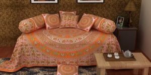 Jaipuri Printed Diwan Set