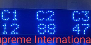 Wireless 3 Window Token Number Display System