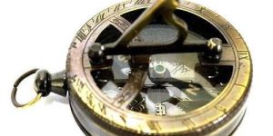 Brass Nautical Sundial Compass