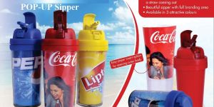Promotional POP up Sipper Bottles