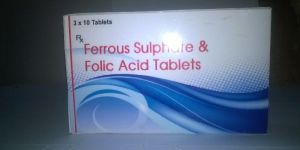 Ferrous Sulphate & Folic Acid Tablets