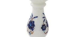 Marble Inlay Candle Holders