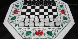 Marble Inlay Chess