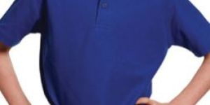 Girls Plain Half Sleeve Polo T-Shirts