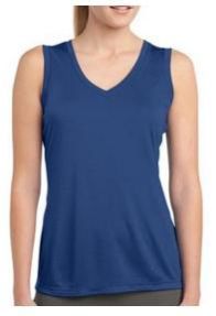 Ladies Plain Sleeveless V Neck T-Shirts