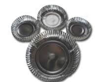 Sliver Coeated Paper Plates