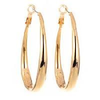 Plain Gold Earring