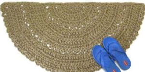 Half Circle Jute Rug