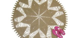 Round Shaped Jute Rug