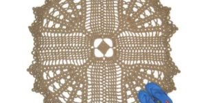 Square Shaped Jute Rug