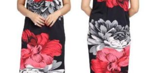 Red Diljeet Night Gown