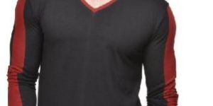 Mens Full Sleeve V Neck T-Shirts