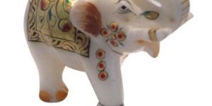 Marble Elephant Statues