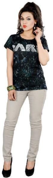 Ladies Round Neck T-shirts