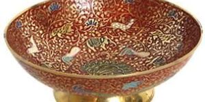 Handcrafted Pure Brass Fruit Bowl