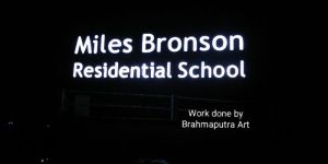 LED letters Glow sign board Dealer's board