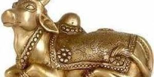 Brass Nandi Statue