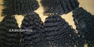 Machine Weft Curly Hair