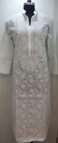 Chikankari Long Kurtis