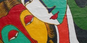 Lord Radha and Krishna Creative Painting Image