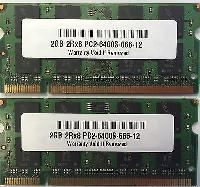 HP, Lenovo & Dell Laptop Memories