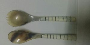 Horn Salad Set Server