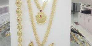 Gold Plated Bridal Necklace Set