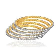 Brass American Diamond Bangles