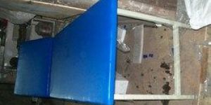 Examination Table Metallic 2 Section