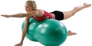 Peanut Shape Exercise Therapy Ball