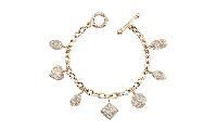 Diamond Charm Bracelet