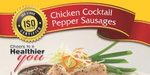 Chicken Cocktail Pepper Sausages