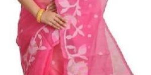 Handloom Resham Muslin Sarees