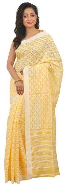 Soft Khadi Cotton Handloom Jamdani Sarees