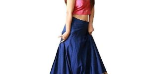 L-12 Udan Blue Lehenga