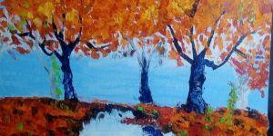 Abstract Landscape Painting