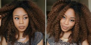 Half Lace Weave Hair Wig