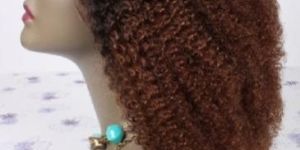 Kinky Curly Machine Weft Hair