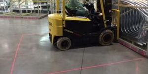 Red Zone Danger Area Laser Warning Light