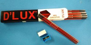D'Lux Red Executive Pencil Box