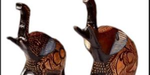 Wooden Elephant Statue