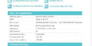 RP100 GPS Vehicle Tracker