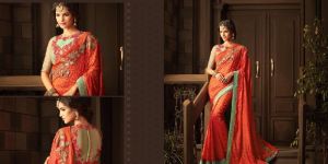 Bandhej Designer Silk Saree