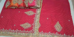 Bridal Wear Stone Work Sarees